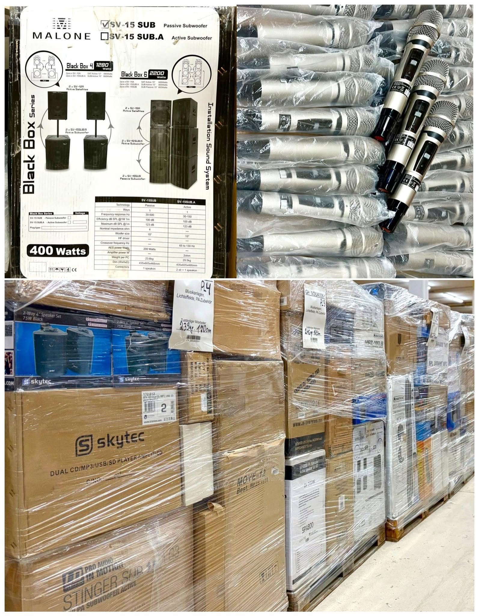 DJ Equipment Pallets for Audio Resellers - Image 2